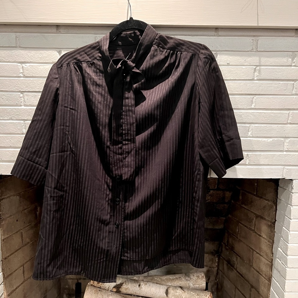 Vintage Black Blouse